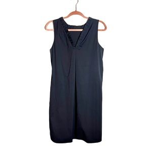 Lafayette 148 New York Viola ink blue shift dress